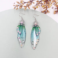 Handmade Fairy Wing Drop Earrings - 54 Options