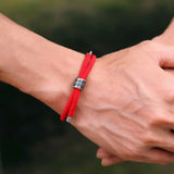 Fashion 4mm Nylon Cord Adjustable Bracelet - 5 Colours