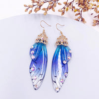 Handmade Fairy Wing Drop Earrings - 54 Options