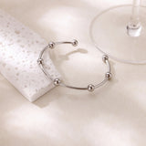 Stainless Steel Open Cuff Bangle - 22 Options