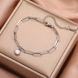 Stainless Steel Charm Anklet/Bracelet - 28 Options - 2 Sizes