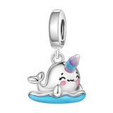 925 Sterling Silver Sea Themed Hanging Charm - 21 Options