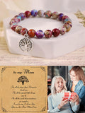 To My Mom Tree of Life Natural Stone Bracelet - 6 Options