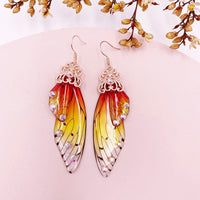 Handmade Fairy Wing Drop Earrings - 54 Options