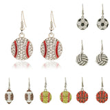 Sporty Rhinestone Earrings - 6 Options