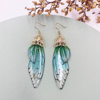 Handmade Fairy Wing Drop Earrings - 54 Options