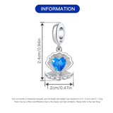 925 Sterling Silver Sea Themed Hanging Charm - 21 Options
