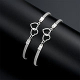 Fashion Heart/Infinity Bracelet - 2 Colours - 7 Options