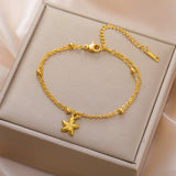 Stainless Steel Charm Anklet/Bracelet - 28 Options - 2 Sizes