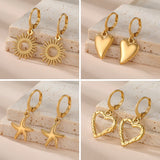 Stainless Steel Hoop Earrings - 2 Colours - 12 Designs