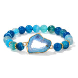 Irregular Druzy Geode Bracelet - 5 Colours