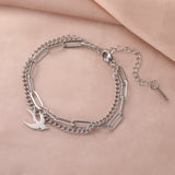 Stainless Steel Bird Bracelet - 2 Colours - 4 Designs