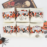 4Pcs Halloween Clay Beaded Bracelet Set - 6 Options