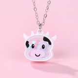 Fashion Cute Animal Glitter Necklace - 9 Options
