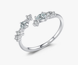 925 Sterling Silver Minimalist CZ Ring