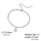 Stainless Steel Charm Anklet/Bracelet - 28 Options - 2 Sizes