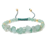 19cm Irregular Chip Stone Bracelet - 16 Options
