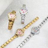 Stainless Steel Heart Italian Charm Watch - 29 Options