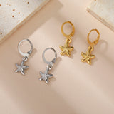 Stainless Steel Hoop Earrings - 2 Colours - 12 Designs