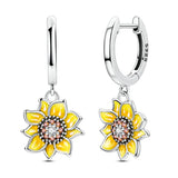 925 Sterling Silver Nature Themed Hoop/Dangle Earrings - 7 Options