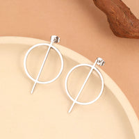 Stainless Steel Circle Earrings