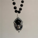 Fashion Gothic Black Pendant Black Necklace - 6 Options