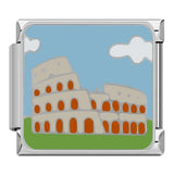 Stainless Steel Sightseeing Travel Italian Charms - 12 Options
