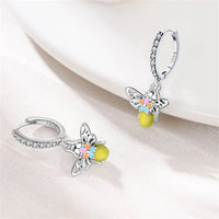 925 Sterling Silver Pretty Bug Earrings