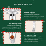 925 Sterling Silver Christmas Stud Earrings - 9 Options