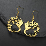 Stainless Steel Hummingbird Earrings or Set - 2 Colours