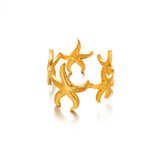 Stainless Steel Summer/Sea Themed Open Rings - 34 Options