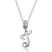 925 Sterling Silver Letter/Initial Necklace - 26 Options