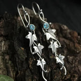 Fashion Crystal Vintage Leaf Earrings - 4 Options