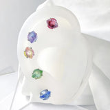 Titanium Spiral Eye CZ Body Stud 1 pc- 3 Sizes - 14 Options