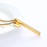 Stainless Steel Mindful Breathing Necklace - 5 Colours