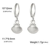 Stainless Steel Hoop Earrings - 2 Colours - 12 Designs