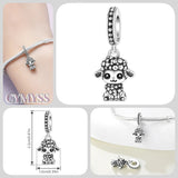 925 Sterling Silver Cute Lamb Hanging Charm
