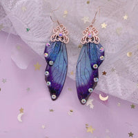 Handmade Fairy Wing Drop Earrings - 54 Options