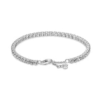 925 Sterling Silver Cubic Zirconia Tennis Bracelet - 14 Options