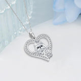 Fashion Shih Tzu Rhinestone Necklace - 3 Options