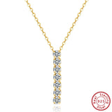 925 Sterling Silver 3*3mm CZ Necklace - 2 Options