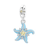 925 Sterling Silver Sea Themed Hanging Charm - 21 Options