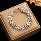 Stainless Steel Chunky Bracelet - 9 Options