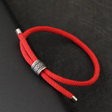 Fashion 4mm Nylon Cord Adjustable Bracelet - 5 Colours