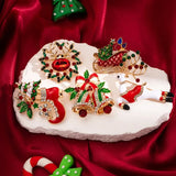 Fashion Christmas Crystal Brooch - 5 Options