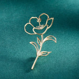 Fashion Minimalist Hollow Brooch - 2 Colours - 7 Options