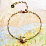 925 Sterling Silver Rose Gold Plated Bracelet