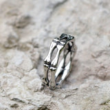 Stainless-Steel Skeleton Bones Ring