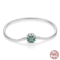 925 Sterling silver 17-20CM Charm Bracelet - Various Designs