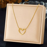 Fashion Stainless Steel Golden Colour Necklace - 11 Options